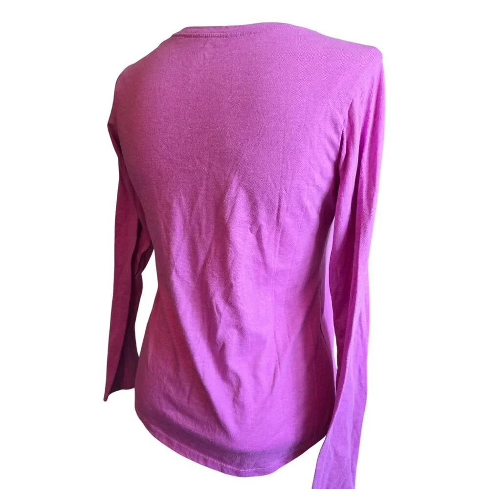 Old Navy Always Amazing Girls Long Sleeve T-Shirt XXL Purple Silver jj3753